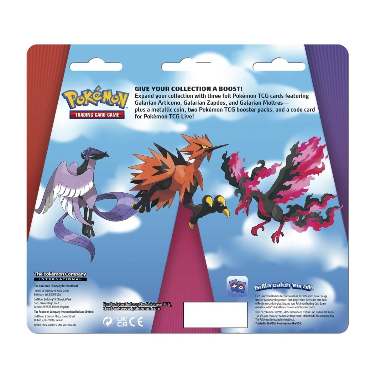 Galarian Legendary Birds 2 Pack Blister