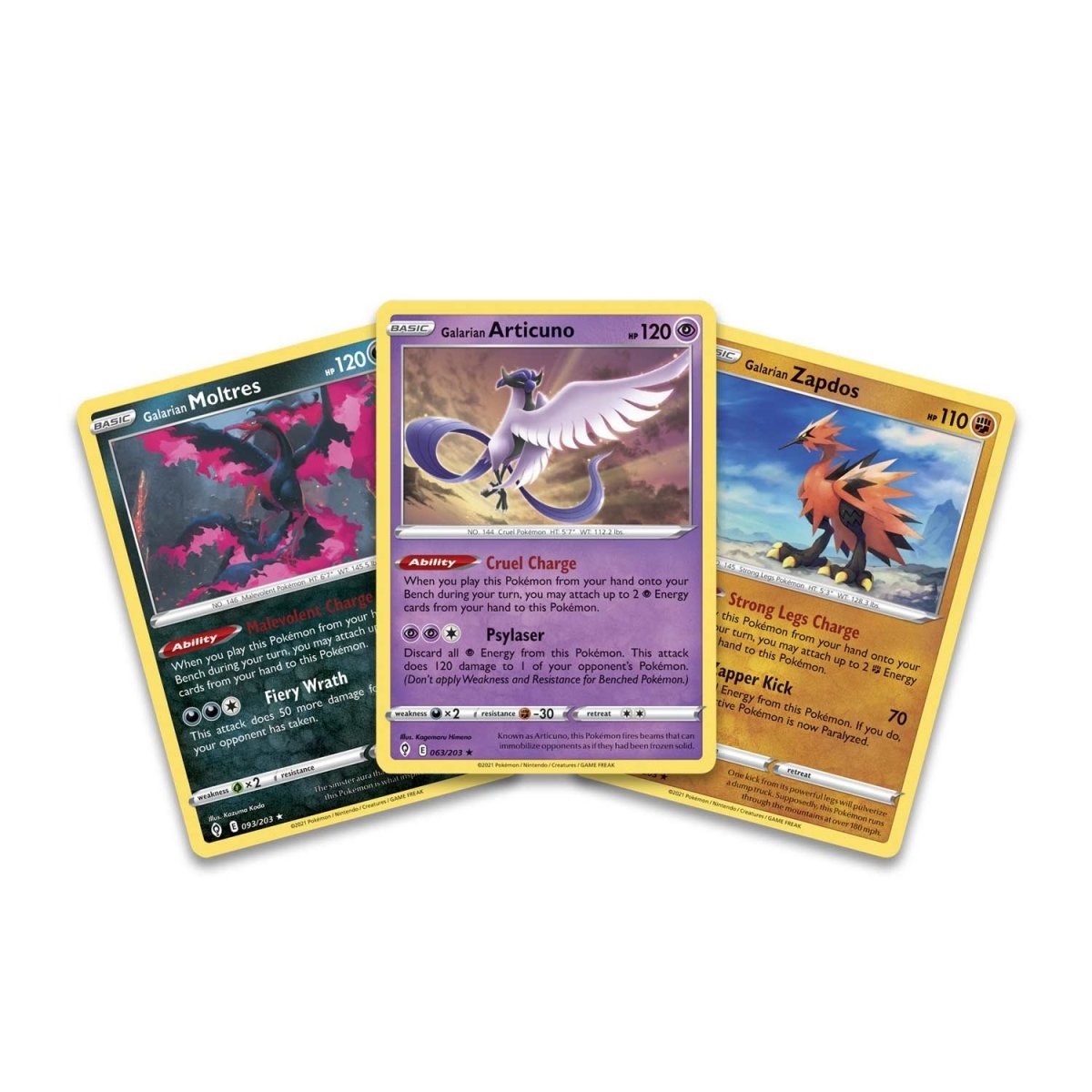 Galarian Legendary Birds 2 Pack Blister
